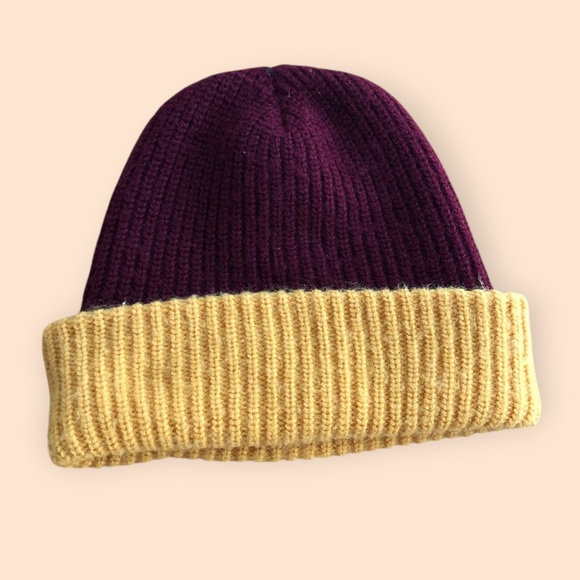 Vintage 90s Washington Redskins Knit Beanie Hat NFL Football Fall Winter OS - Picture 4 of 4